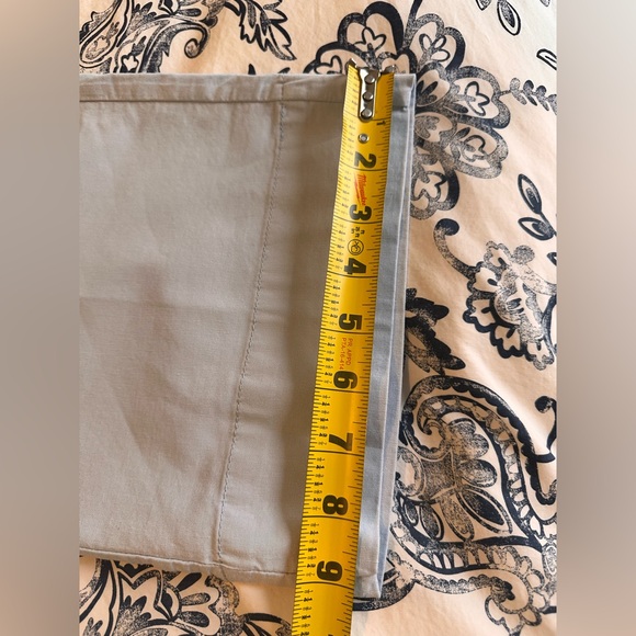 NWT Nicole Miller New York High-Rise Wide Leg Pants Size 4 Spring Blue Ankle - Picture 9 of 11